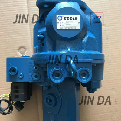 Excavator Doosan DH55-7 DH55-V AP2D28 Hydraulic Pump / Piston Pump With Solenoid Valve